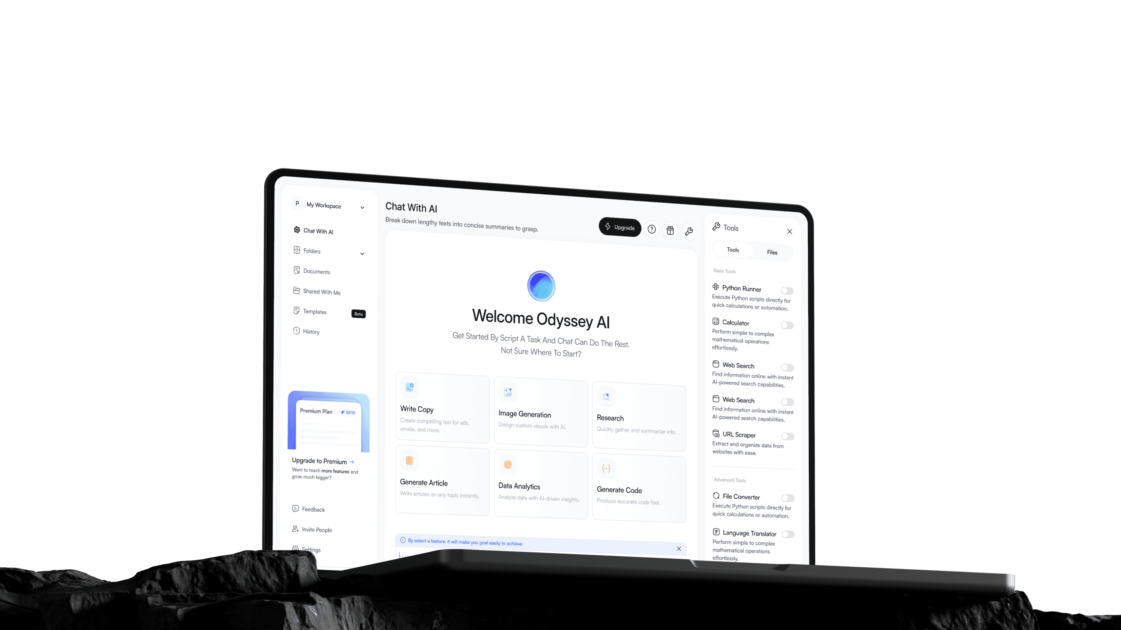 Featured project preview